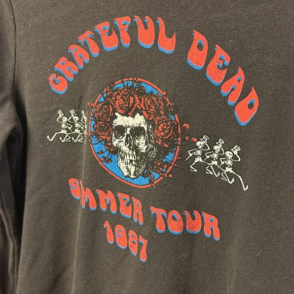 Might Fine Grateful Dead Sweatshirt Black Size Small - Picture 2 of 4